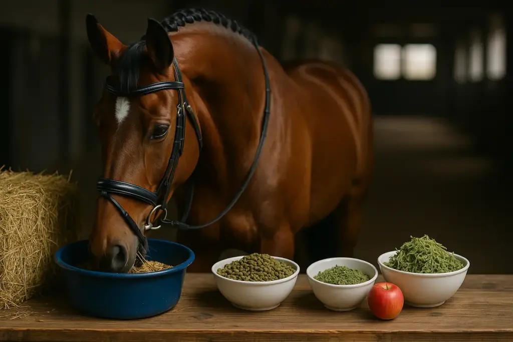 Cosa mangia un cavallo sportivo durante le competizioni? La dieta tipo che massimizza la resa