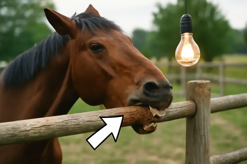 Perché il cavallo morde le staccionate? La causa nascosta che puoi risolvere in poco tempo
