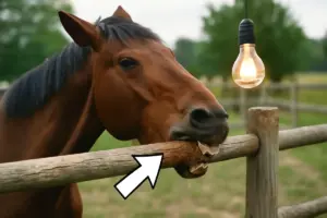 Perché il cavallo morde le staccionate? La causa nascosta che puoi risolvere in poco tempo