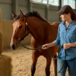 Come far ambientare un cavallo giovane in maneggio? La strategia efficace contro l’ansia da cambiamento