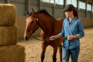 Come far ambientare un cavallo giovane in maneggio? La strategia efficace contro l’ansia da cambiamento