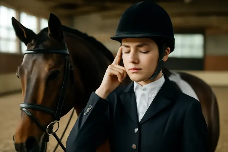 Gestire la paura prima di una gara di dressage: il trucco mentale usato dai cavalieri più esperti