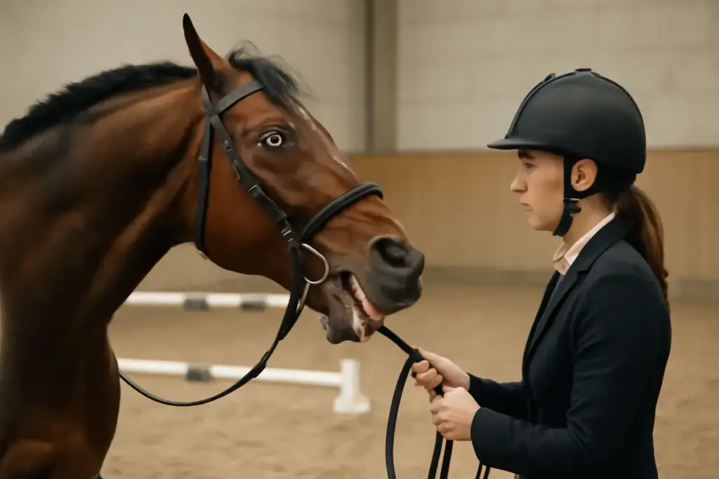 Come riconoscere lo stress nel cavallo da competizione? Il comportamento da tenere sotto controllo